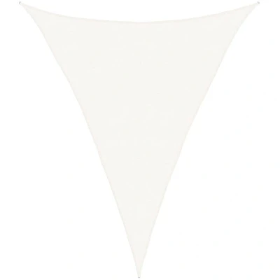 Image of vidaXL Sunshade Sail 160 g/m² White 5x7x7 m HDPE