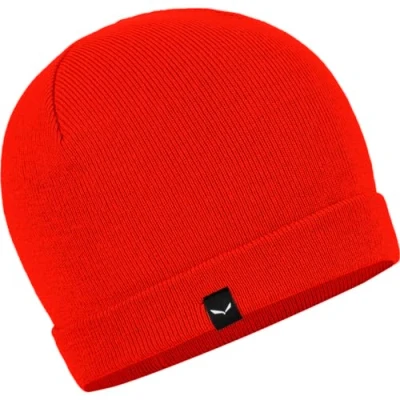 Image of Salewa Puez Merino Beanie, Flame, Unisex