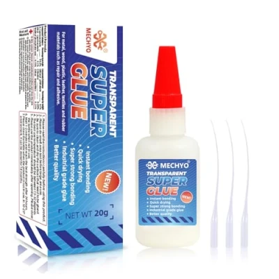 Image of Transparent Super Glue,Universal Glue,Welding High Strength Oily Glue, Used For Quick Fepair of DIY Crafts,Metal, Plastic, Wood, Glass,Jade,Etc. (20g)