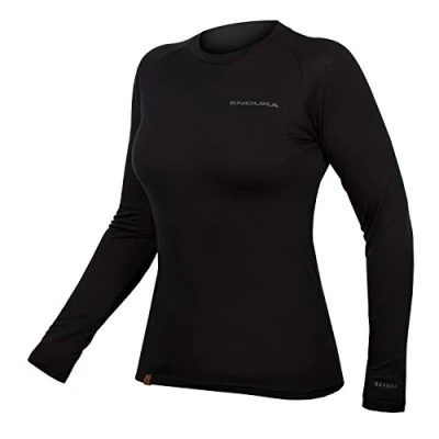Image of Endura BaaBaa Blend Womens Long Sleeve Cycling Base Layer