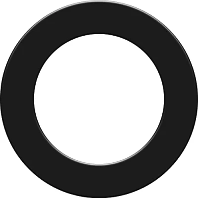 Image of KOTO Surround (13.5cm) Black, Dart Board Surround, Economical &amp; Durable Prevents Damage to Both Walls and Tips, Darts