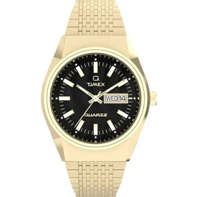 Image of Timex Falcon Eye Mens Gold Watch TW2W62500 Stainless Steel (archived) One Size