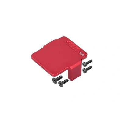 Image of GPM RACING Aluminium 7075 Servo Mount/Radio Deck For Standalone ESC/Receiver Arrma 1/18 GRANITE GROM MEGA 380 Brushed 4X4 Monster Truck ARA2102 Upgrade Parts Red