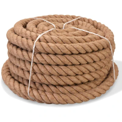 Image of vidaXL Rope 100% Jute 30 mm 50 m