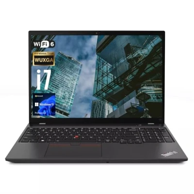 Image of Lenovo ThinkPad T16 16&quot; i7 Business Laptop, FHD+ Display, 1355U, 32GB DDR5 RAM, 1TB SSD, SD Card Reader, 1 Yr Warranty, RJ 45, Wi Fi 6, Windows 11 Pro, Black
