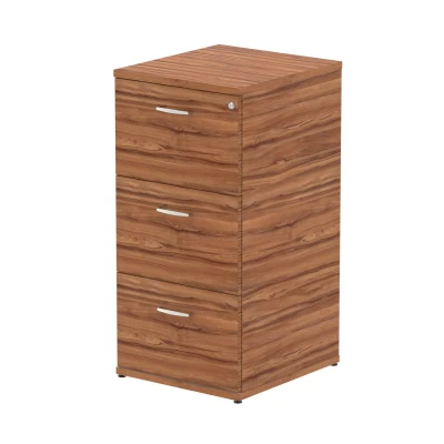 Image of Impulse Filing Cabinet 3 Drawer Walnut I000133