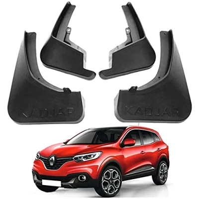 Image of 4 Pcs Rubber Mud Flaps Mudguards for Renault KADJAR 2015 2020 2016 2017 2018 2019, Front/Rear Wheel Mudflaps Splash Guards, Fenders with Screws, Exterior Styling Protection Accessories