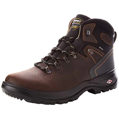 Image of Grisport Pennine High Rise Hiking Boots, Brown Brown, 3 UK