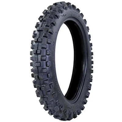 Image of 90/100 14&quot; Rear Motocross Tyre Fits 85cc Small Wheel MX Bikes Pit Bike Knobbly Tread