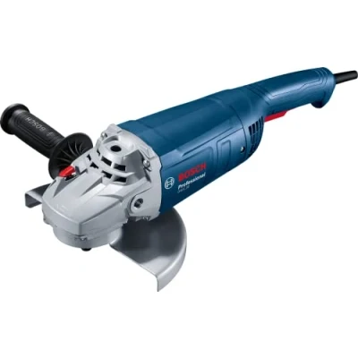 Image of Bosch Professional Angle Grinder GWS 20 230 P (2000 W, Including Auxiliary Handle, Backing Flange, Locking nut, Protective Guard, Two Hole Spanner, in Cardboard Box)