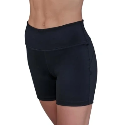 Image of Silky Dance Girls Cycling Shorts, Squat Proof 3 Inch Training Sports Running Gym Yoga Hot Pants Black Age 7 9