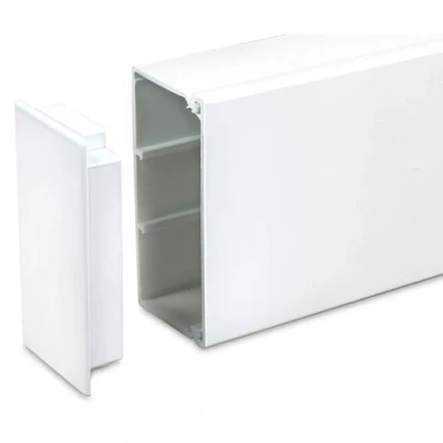 Image of Univolt ME75/75 75 x 75mm Maxi Trunking Stop End ME 75/75