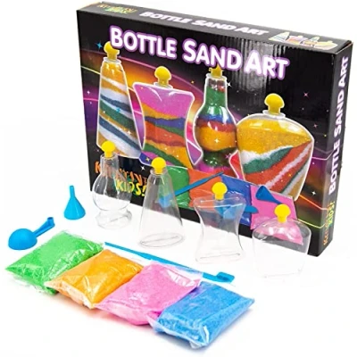 Image of KandyToys Kreative Kids Bottle Sand Art Childrens Craft Activity Set