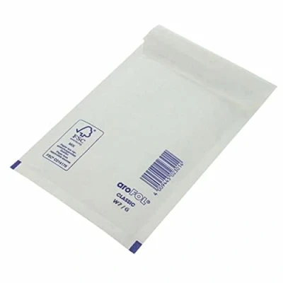 Image of 10 x Padded Envelopes Size 7 (G/4) 230x340mm / 9.05x13.38 Arofol White Bubble Lined Mail Postal Strong Lightweight Protection