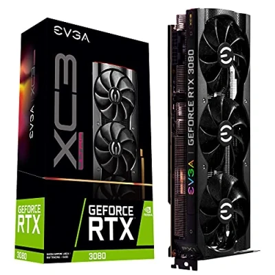 Image of EVGA 10G P5 3885 KR GeForce RTX 3080 XC3 ULTRA GAMING, 10GB GDDR6X, iCX3 Cooling, ARGB LED, Metal Backplate (Renewed)