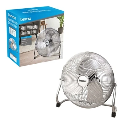Image of Benross 18&quot; High Velocity Chrome Fan