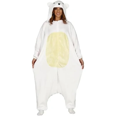 Image of FIESTAS GUIRCA Polar Bear Fancy Dress Costume Adult Unisex Size 14 16