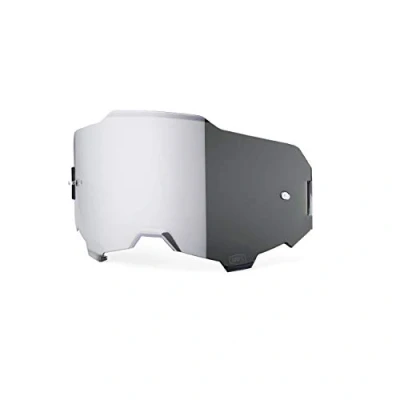 Image of 100 Percent Armega Replacement MX Goggle Lens One Size Silver Mirror