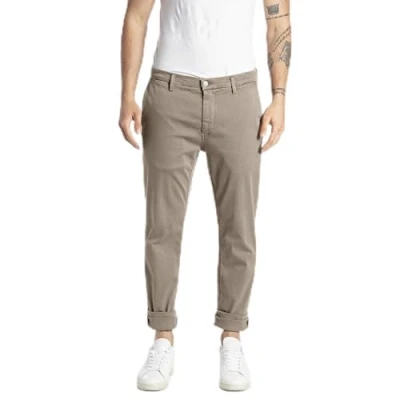 Image of REPLAY Adult M9627 Zeumar Hyperchino Color Xlite Trouser, Sand 020 1, 33W / 30L