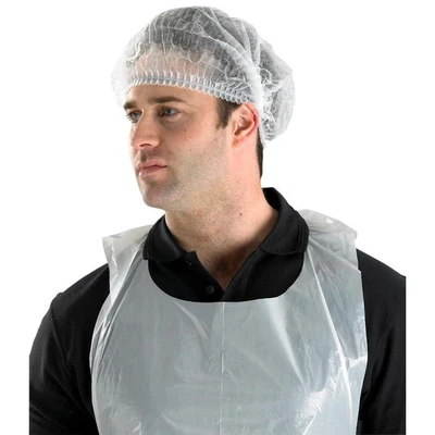 Image of BeeSwift MOBCAP Disposable Mob Cap, White, Pack of 1000