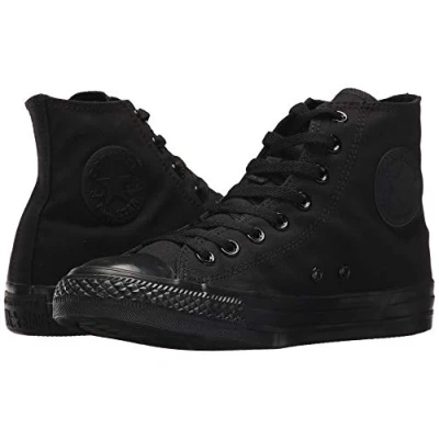 Image of Converse Hi Top Black Mono 8.5