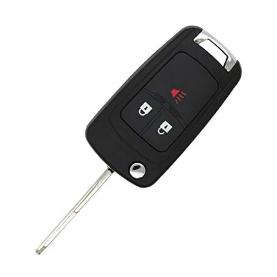 Image of BROVACS Replacement Key Shell Compatible with CHEVROLET Spark 3 Button Keyless Entry Remote Flip Case Fob PG657GC