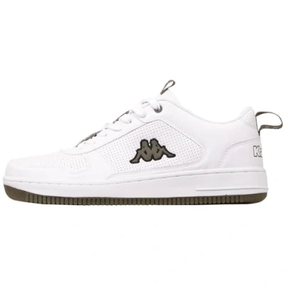 Image of Kappa Unisex Style Code: 243180 Fogo Sneaker, White Army, 9.5 UK