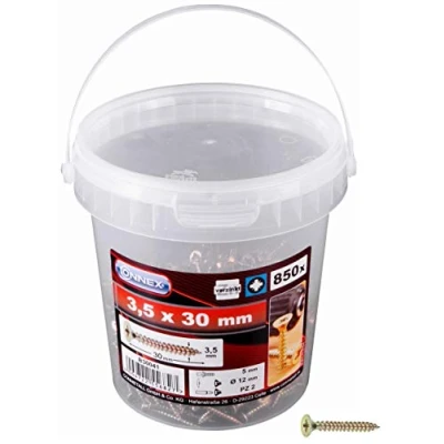 Image of CONNEX B30041 Uni Screws in Bucket 3,5x30 a850, 3,5 x 30 mm (850 Stück)