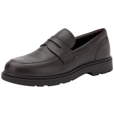 Image of Geox Men&#039;s U Spherica Ec1 A Moccasin, Coffee, 11 UK