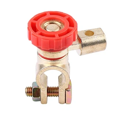 Image of Battery Cut off Switch, Universal Car Auto Link Terminal Switch Master Disconnect Isolator(Red)