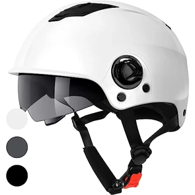 Image of Westt Skateboard Helmet Removable Liners Ventilation Sun Visor Cycling Multi Sport for BMX Bicycle Roller Scooter Inline Skating Escape Series White L XL(23.22 24.40 in)