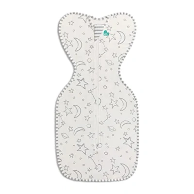 Image of Love To Dream Swaddle UP, Baby Sleeping Bag, Viscose from Bamboo, Ideal for Moderate Temp 20 24C, Arms Up Position, Self Soothing, Hip Healthy, Twin Zipper Easy Nappy changes, 2.2 3.8kg, Cream