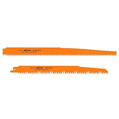 Image of Evolution Power Tools RAGE8 Twin Pack Recip Saw Blades (Wood and Green Wood)