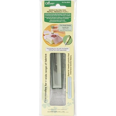 Image of Bulk Buy: Clover Felting Needle Tool Refill Fine Weight 5/Pkg 8905 (3 Pack)