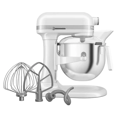 Image of KitchenAid HEAVY DUTY 6.6 L BOWL LIFT STAND MIXER WHITE 5KSM70JPXBWH