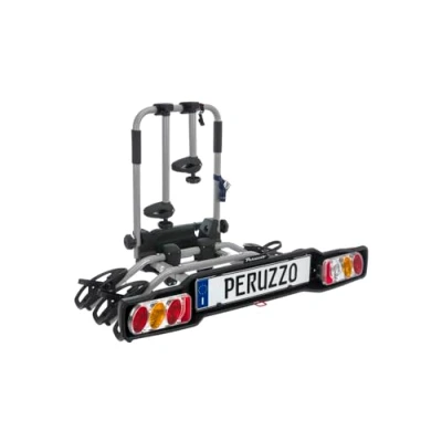 Image of PERUZZO CAR CYCLE RACK TOW HOOK PARMA 3 STEEL BIKES