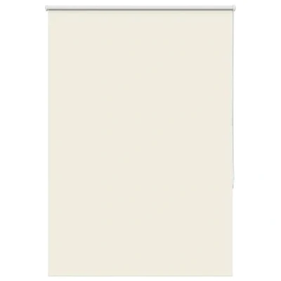 Image of vidaxl roller blind blackout off white 95x150 cm durable polyester fabric privacy and light control for homes/offices versatile installation child safe