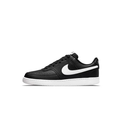 Image of Nike Men&#039;s Court Vision Low Sneaker, Nero Bianco, 13 UK