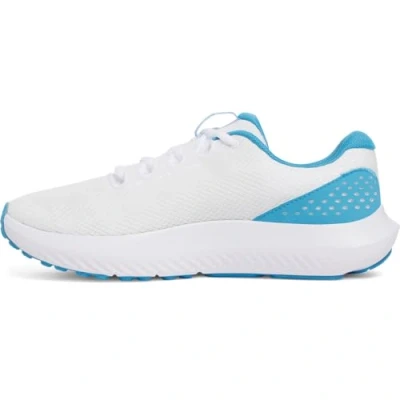 Image of Under Armour Surge 4 Running Shoes Mens White/Blue 7 UK