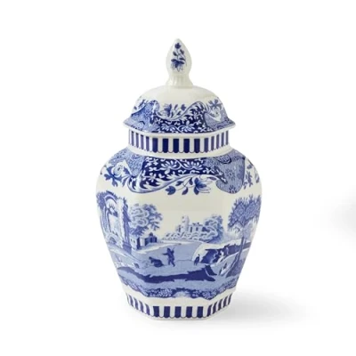 Image of Spode Blue Italian Mini Vase