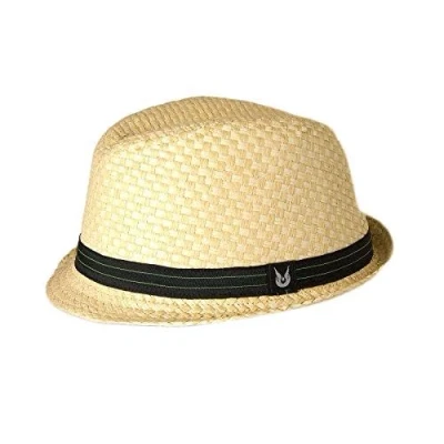 Image of Gamble &amp; Gunn Stinger II Straw Trilby Hat (56cm) Cream