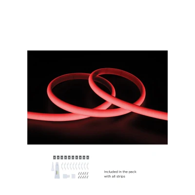 Image of Spotless Neon Flex 5 Metre LED Strip Tape Red 18W Per Integral