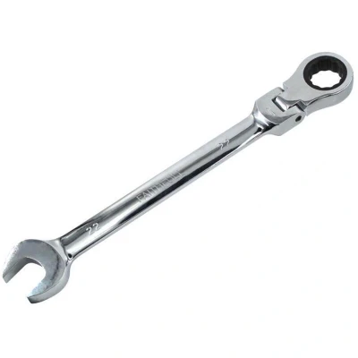 Image of Faithfull Ratchet Combination Spanner Flex Head CV 22mm FAISPARAT22