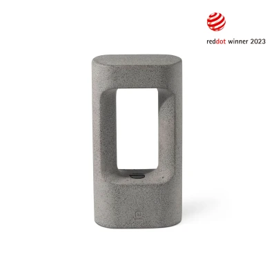 Image of Totem 285 Grey LED Bollard Lamp 3000K 6.5W IP55
