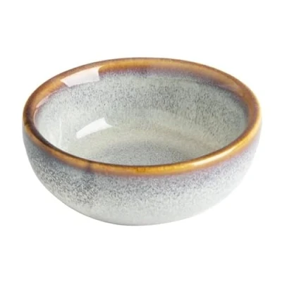 Image of Olympia Drift Grey Plain Dipping Dishes 78mm (Pack of 8)