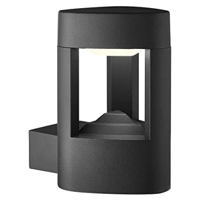 Image of Michigan LED Outdoor Aluminium Wall Light Grey IP54
