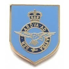 Image of Royal Air Force RAF Crest MOD Military Approved Enamel Pin Badge