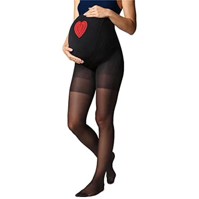 Image of BE Mammy Women&#039;s Maternity Tights 40 DEN 1121 (Black, M)