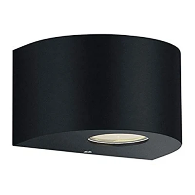 Image of Reality Leuchten Rosario R28232632 LED Outdoor Wall Light Matte Black Plastic Includes 2X 2 Watt LEDs Up and Down Lighting with Stencils