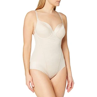 Image of Triumph Women&#039;s Airy Sensation BSWP Bodysuit, Beige, Size 34B